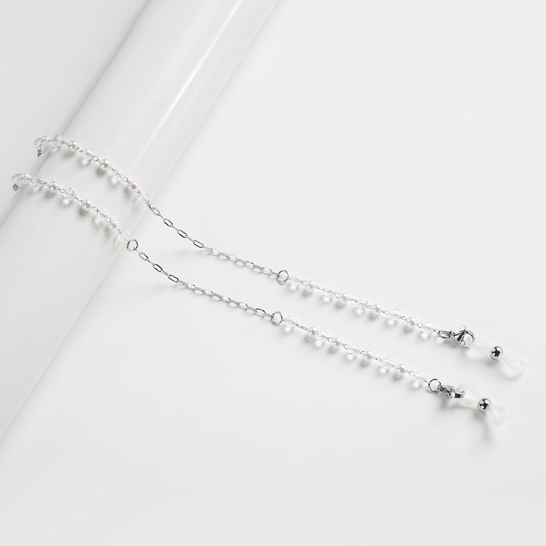 Eleganter Perlenkette Brillenhalter Karnz