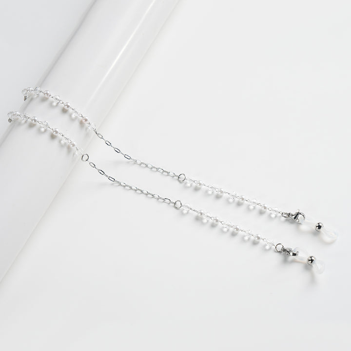 Eleganter Perlenkette Brillenhalter Karnz