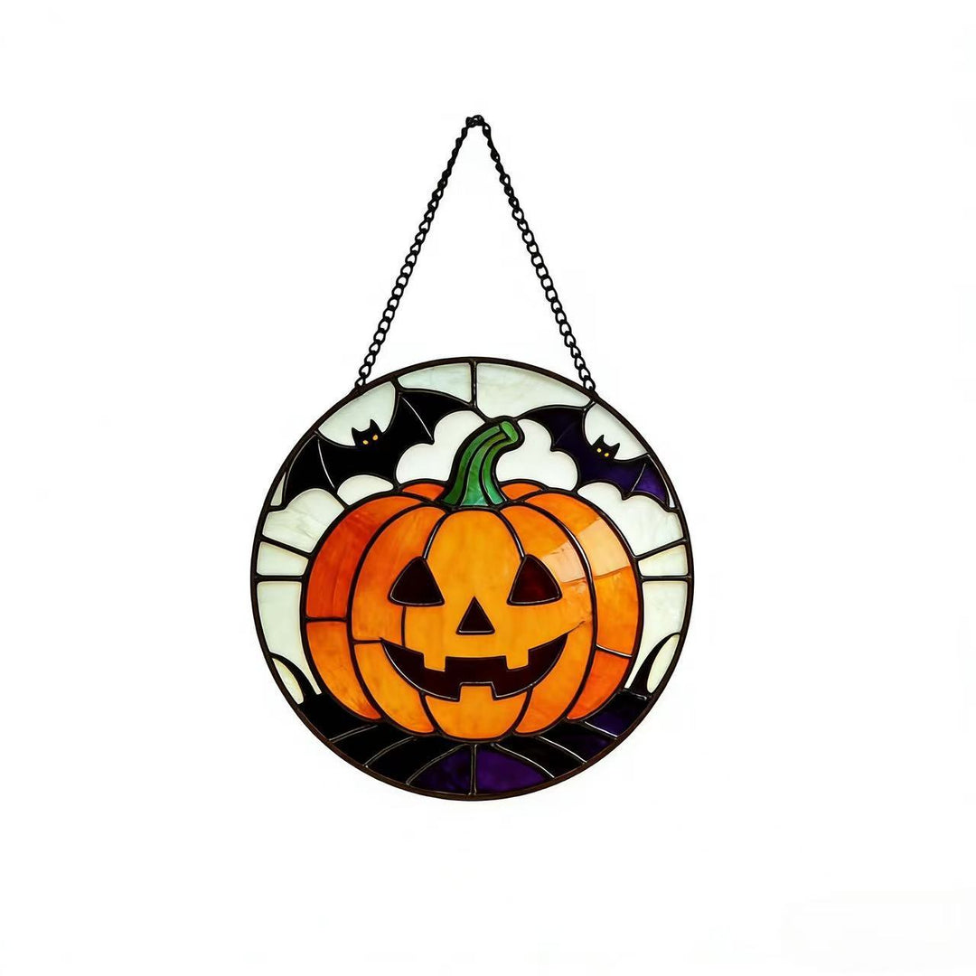 Dekorative Totenkopf Buntglas Wandkunst Karnz