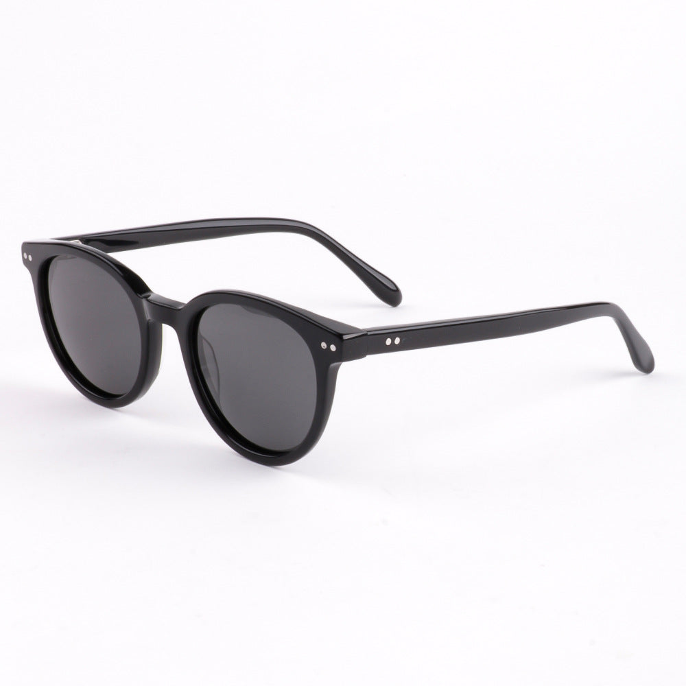 Damen modische Sonnenbrille mit elegantem, transparentem Rahmen und hochgradigem UV-Schutz Karnz