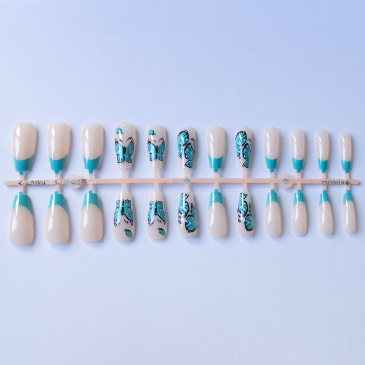 Künstlerisches Schmetterling Nagelkunstset