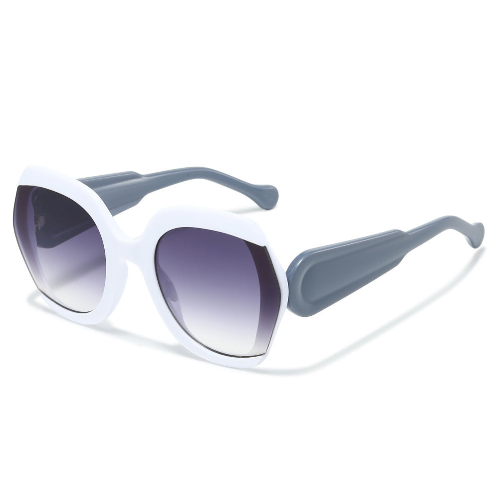 Modebewusste Übergroße Sonnenbrille Karnz