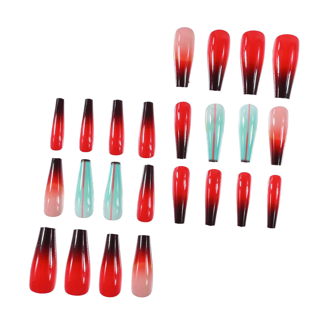Artistic Stiletto Press-On Nails