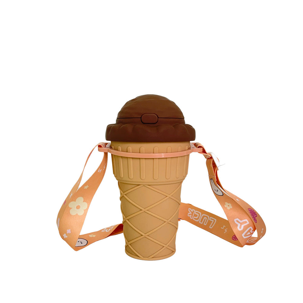 Damen kreative Eisbecher Trinkflasche Karnz