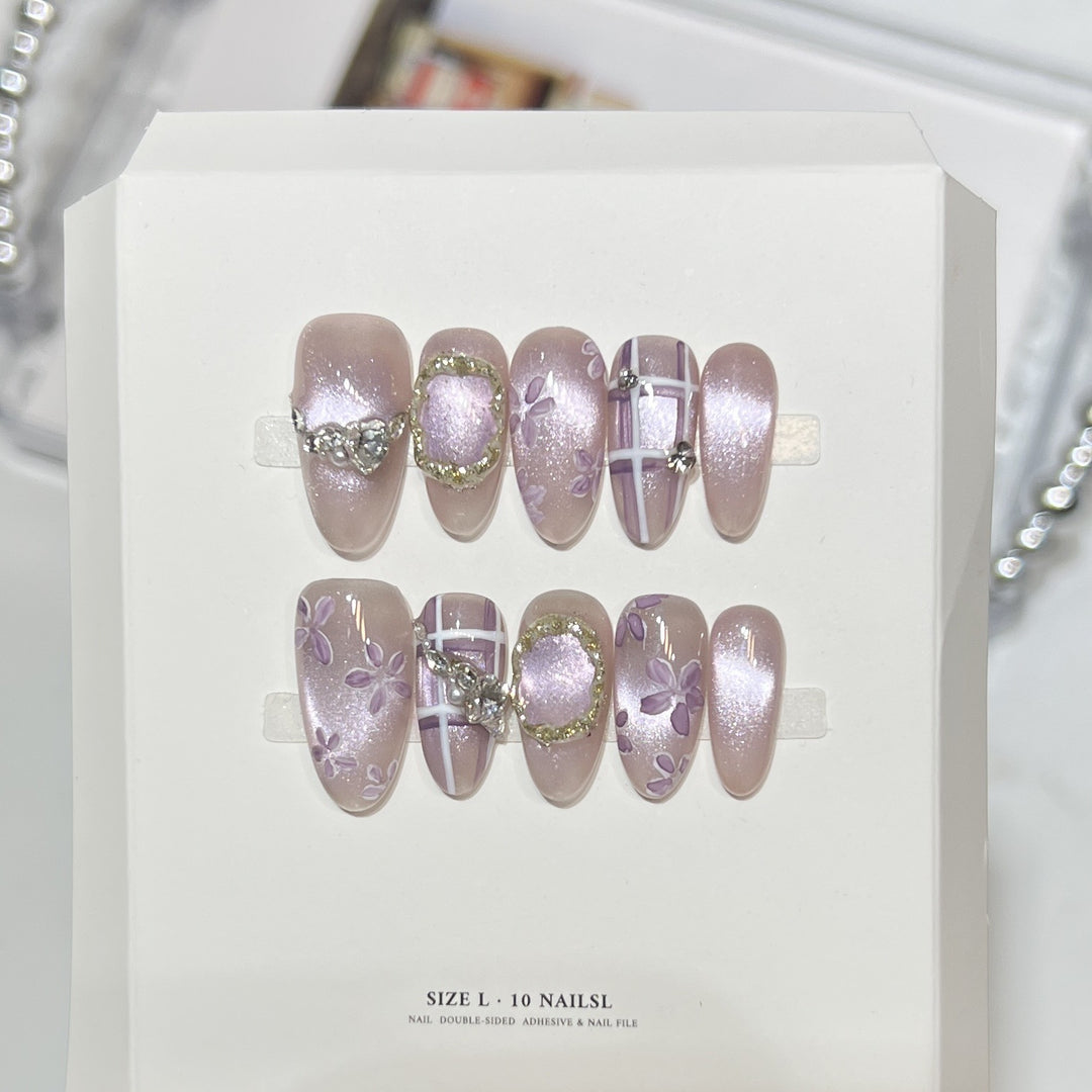 Themen Press-On Nagelkunstset mit Hello Kitty Designs Karnz