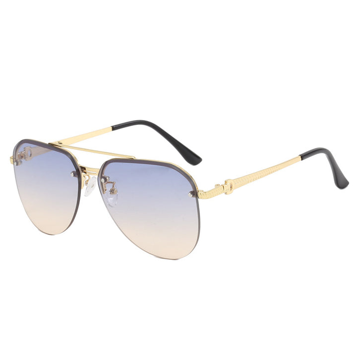 Damen elegante Piloten-Sonnenbrille mit hohem UV-Schutz und stilvollem Rahmen Karnz