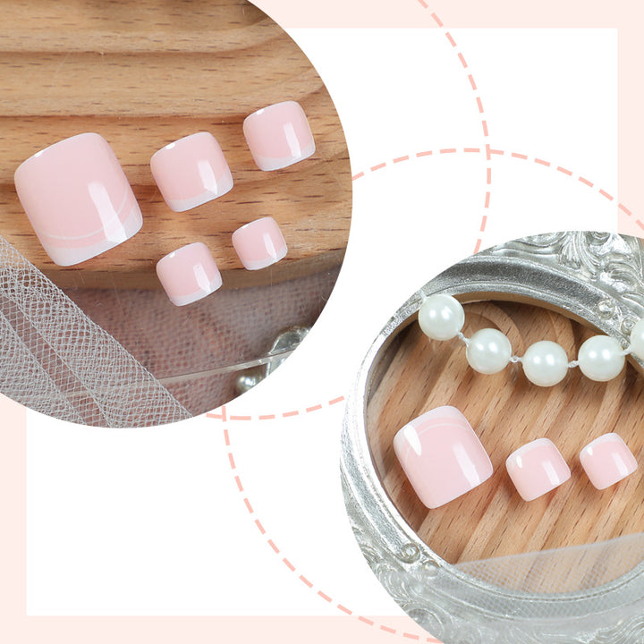 Premium Press-On-Nagelset mit dekorativem Marmor Design Karnz
