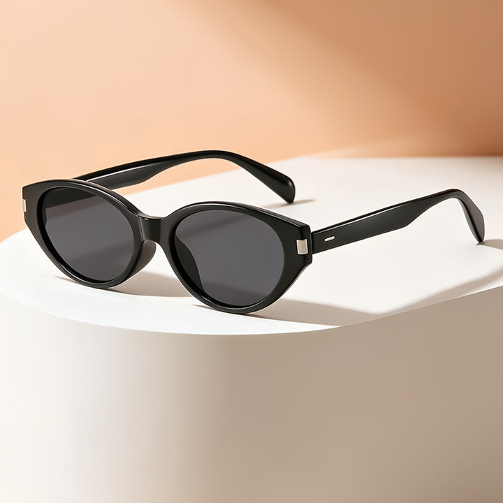Stylische Katzenaugen-Sonnenbrillen mit einzigartigem Muster Karnz