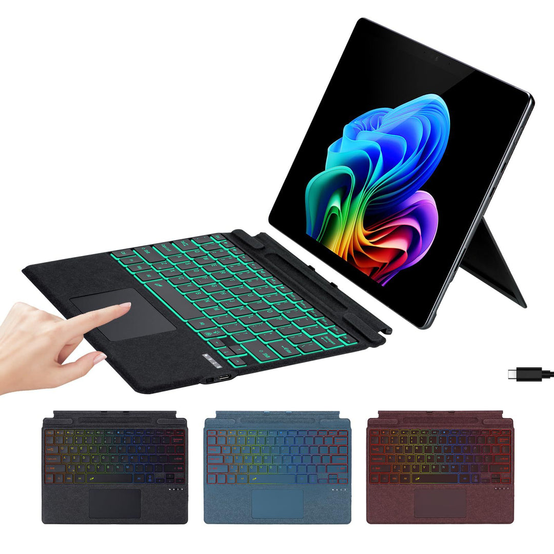 Ergonomische drahtlose Tastatur mit integriertem Touchpad Karnz