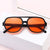 Damen quadratische Brille mit klarem Rahmen und modischem Design Karnz