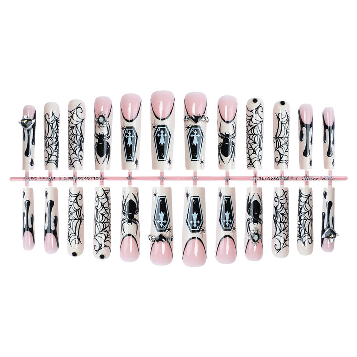 Gothic Style Press-On Nails Set Karnz