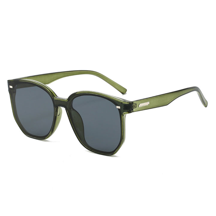 Geometrischer Rahmen Oversized Sonnenbrille Karnz