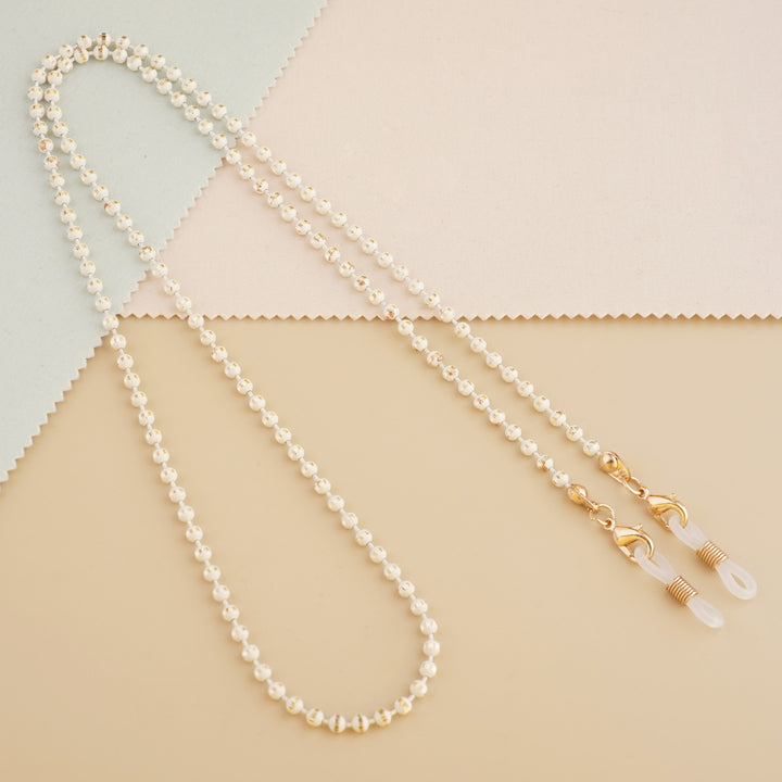 Stylische Perlen-Brillenband Karnz