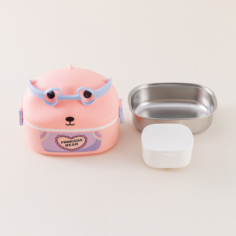 Adorable Tier-Themen Bento Box
