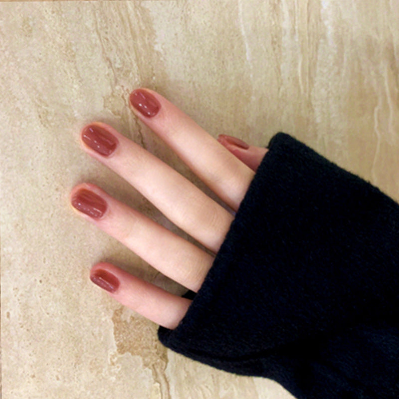 Elegante Glänzende Press-On Nagelkollektion