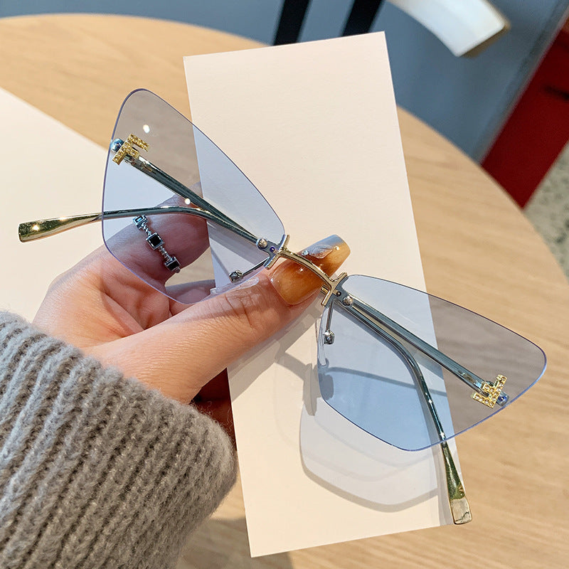 Damen Cat-Eye Sonnenbrille im modernem Design mit innovativem Rahmen Karnz