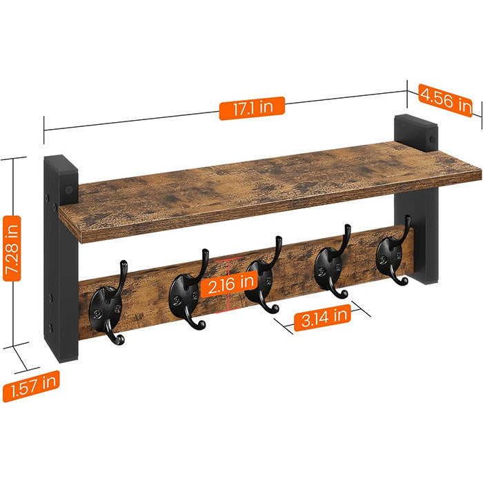 Wandgarderobe mit Ablage Karnz