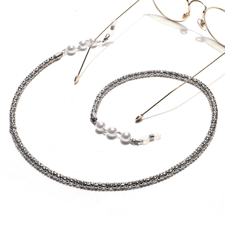 Chic Perlen-akzentuierte Brillenband Karnz
