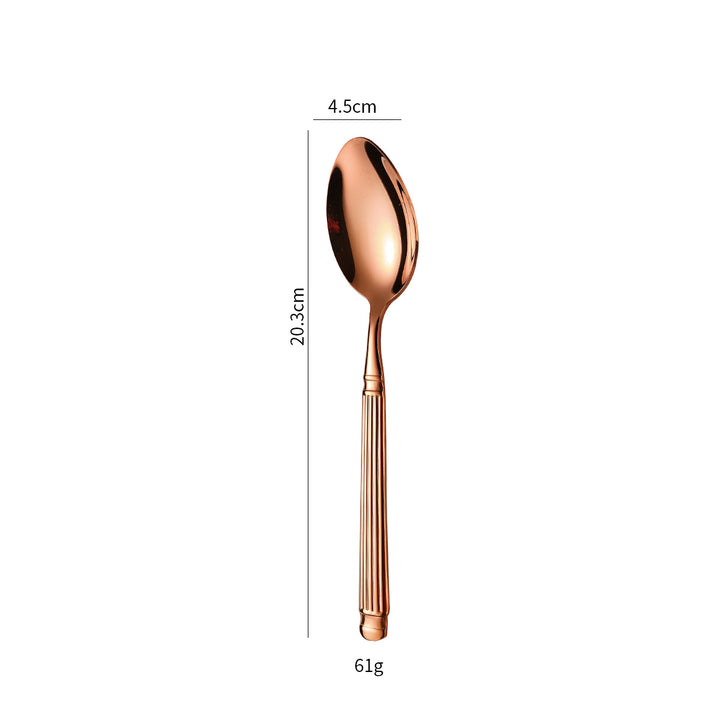 Eleganter Dessertlöffel mit Exklusivem Oberflächendesign Karnz