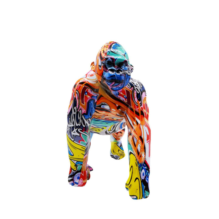 Kunstvolle Gorillaskulptur Karnz