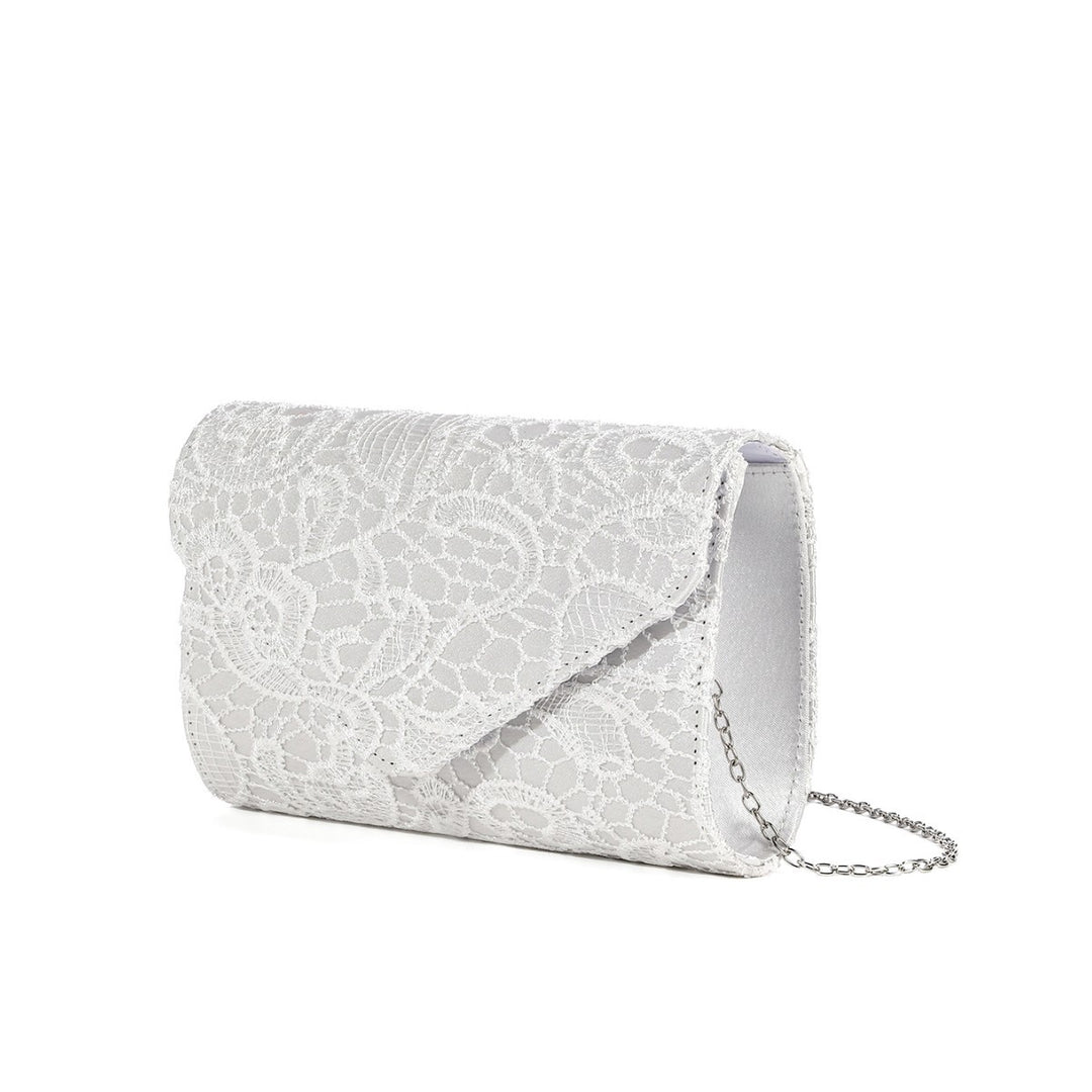 Elegante Clutch mit Spitzen-Details