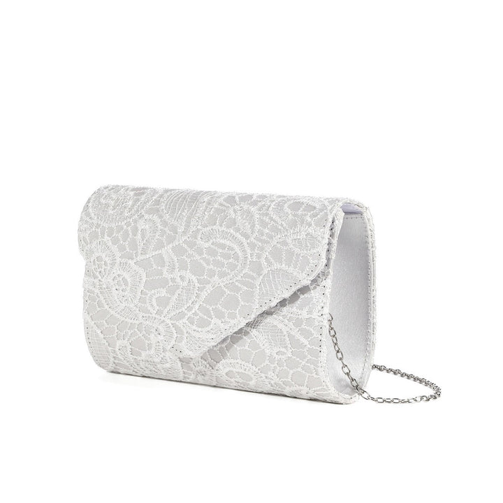 Elegante Clutch mit Spitzen-Details