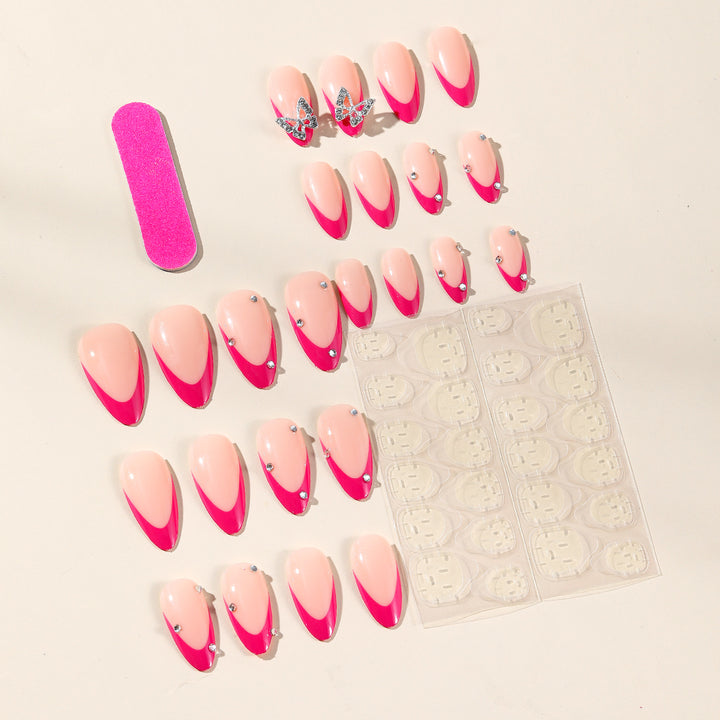 Dekorative 3D Schmetterling Nagelkunst Extensions Karnz