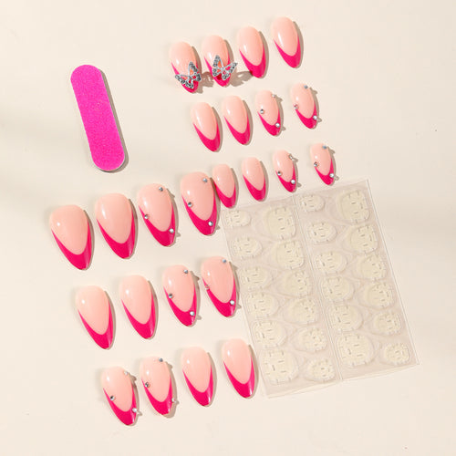 Dekorative 3D Schmetterling Nagelkunst Extensions Karnz