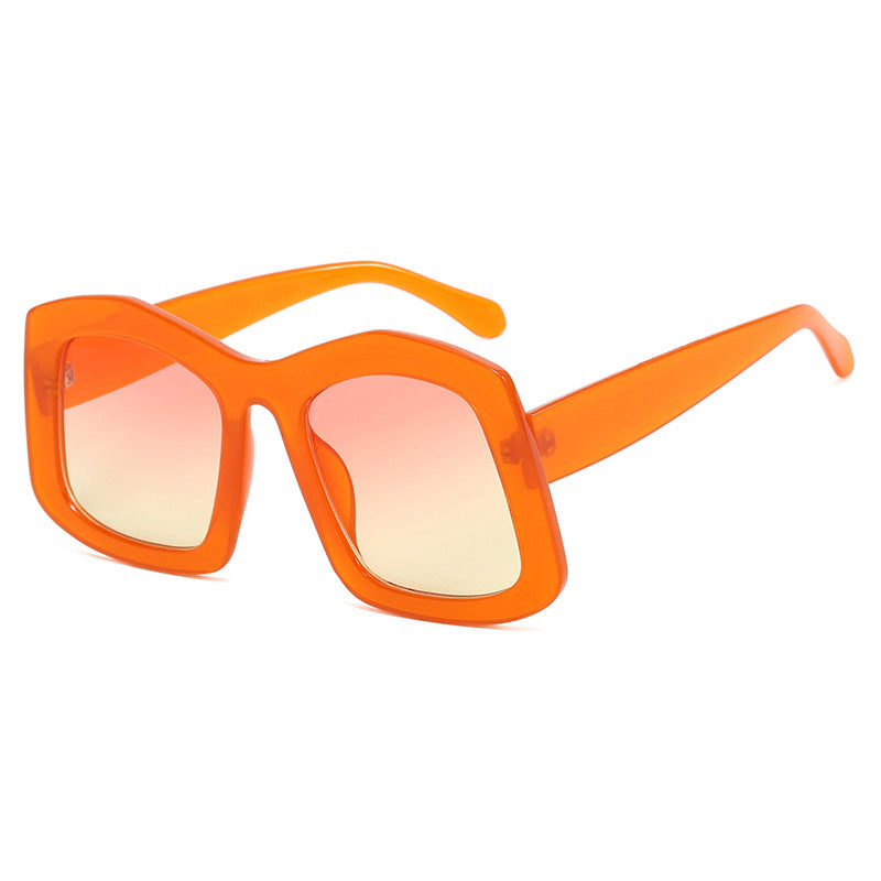 Damen große Sonnenbrille mit modischem Design und UV-Schutz Karnz