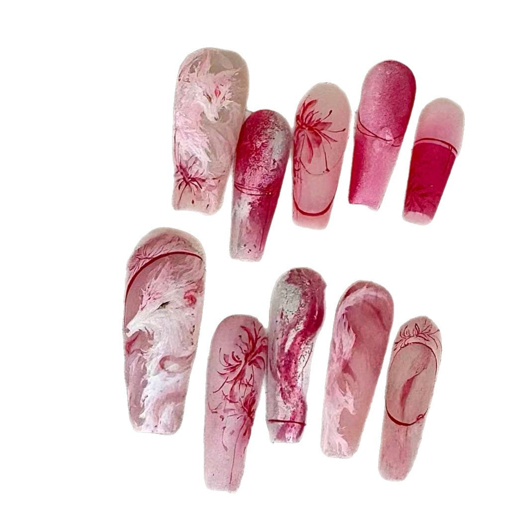 Künstlerisches Floral Nagelkunst Design Set Karnz