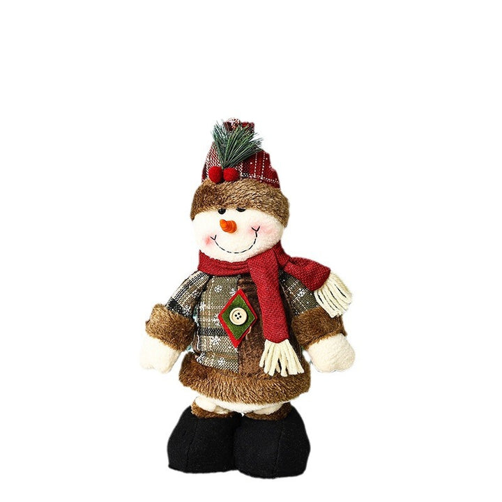 Niedliche Weihnachtsdekorationsfigur im Rentier-Look Karnz