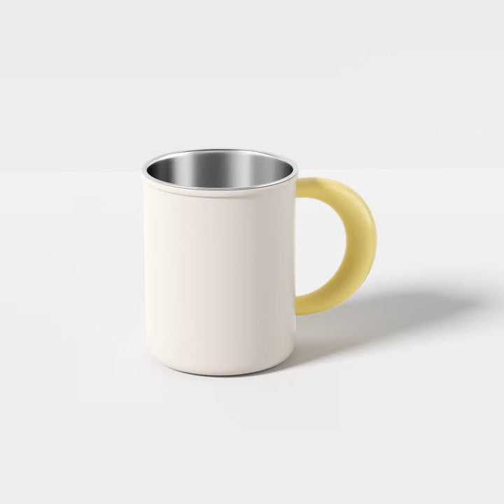 Edelstahl Kaffee- und Teetasse mit Ergonomischem Griff Karnz