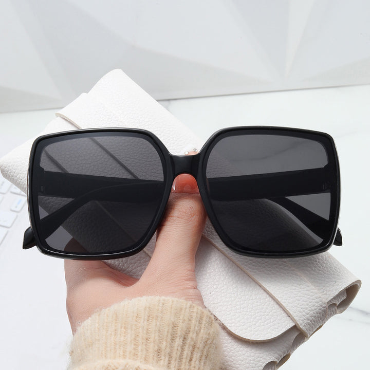 Damen oversized Sonnenbrille im modernen Schildpatt-Design Karnz