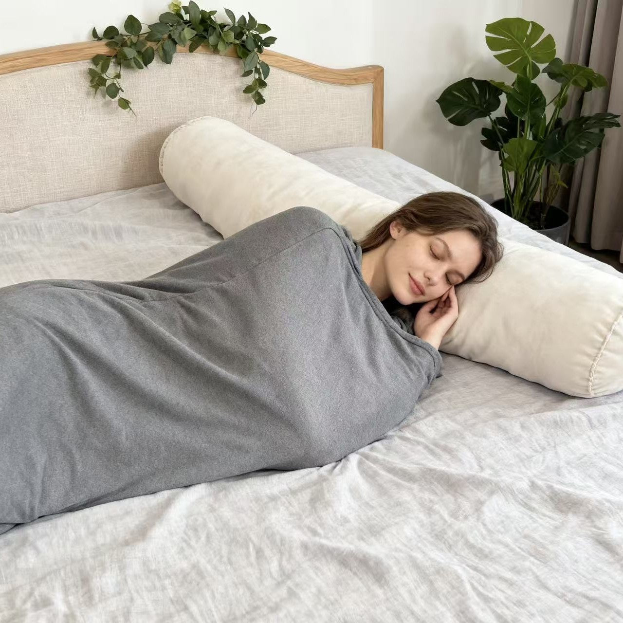 Damen Kuscheldecke mit Kapuze und weichem Material Karnz