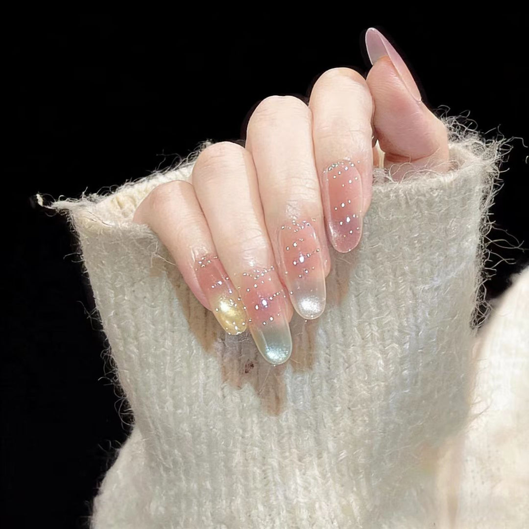 Künstlerische Gradient-Nagelverlängerungen