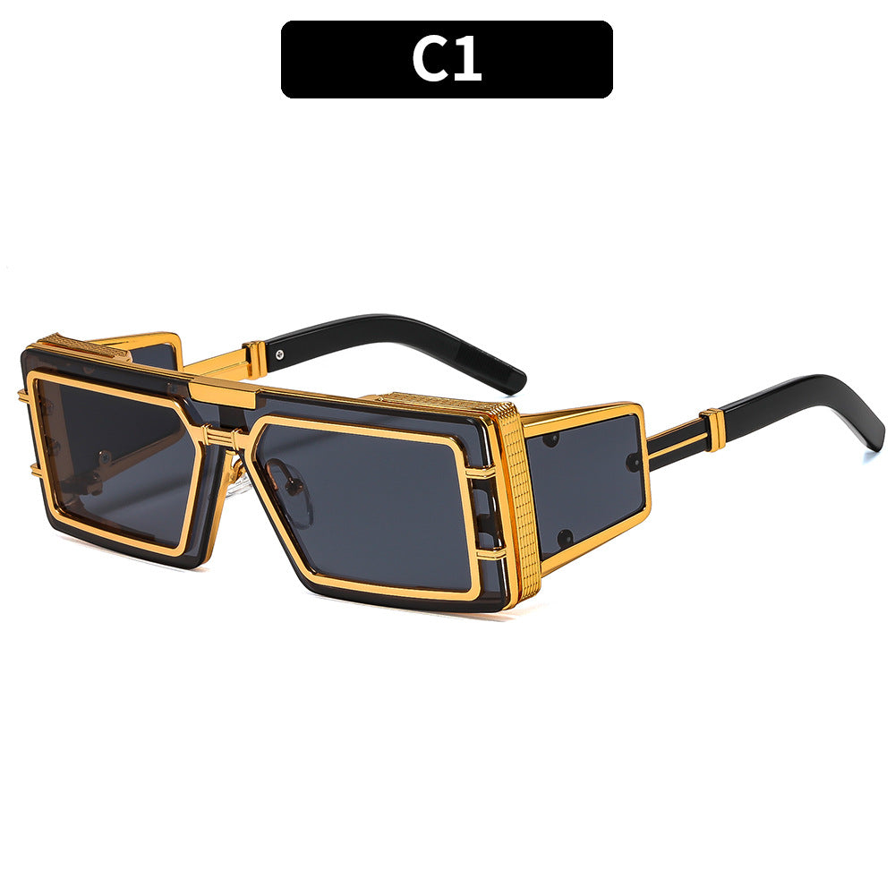 Statement Geometric Shield Sonnenbrille