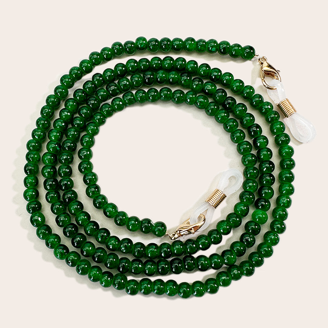 Elegante Perlen Brillenhalterkette Karnz