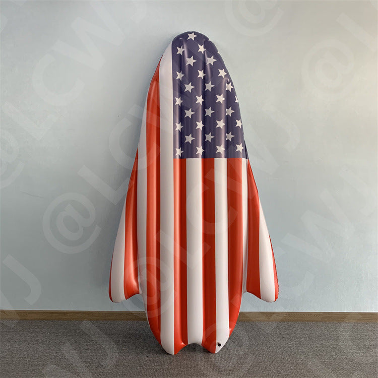 Unisex aufblasbares Surfbrett mit patriotischem Design Karnz