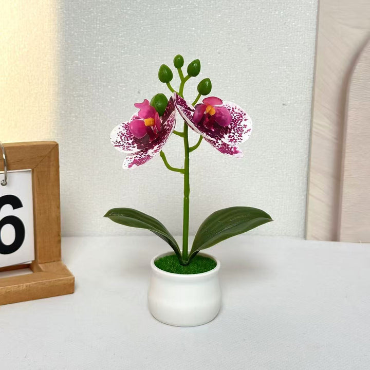 Realistische Künstliche Orchideen Blumenarrangement für Wohnkultur