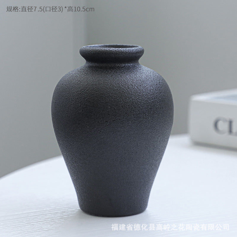 Elegante Minimalistische Keramische Blumenvase