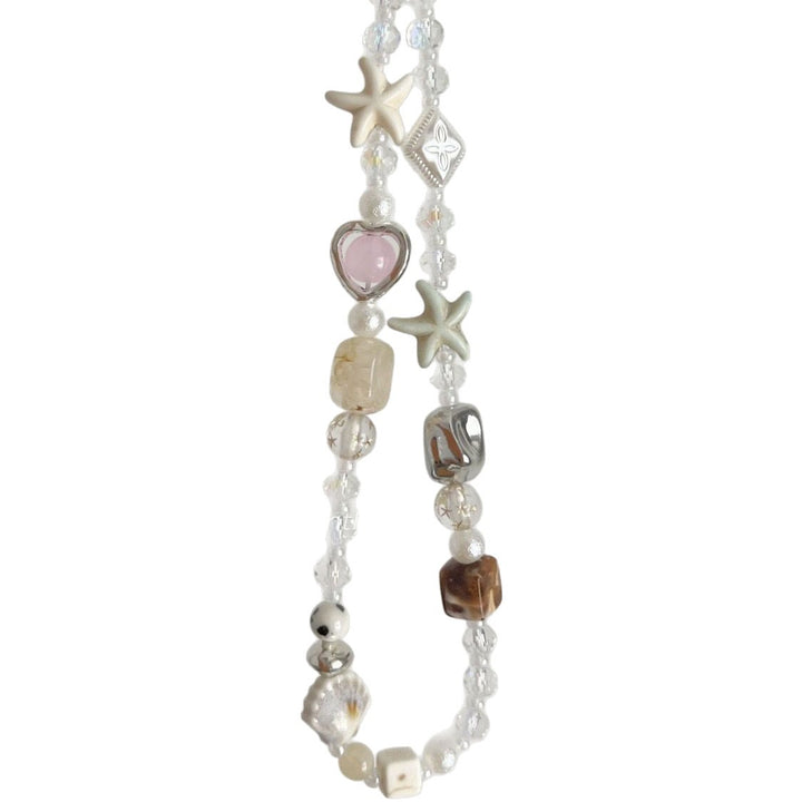 Strand-Themen Charm Halskette Karnz