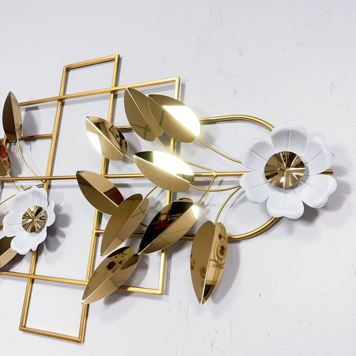 Elegante Botanische Wandkunstskulptur Karnz