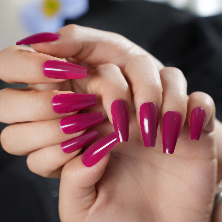 Premium Glossy Press-On Nail Set Karnz