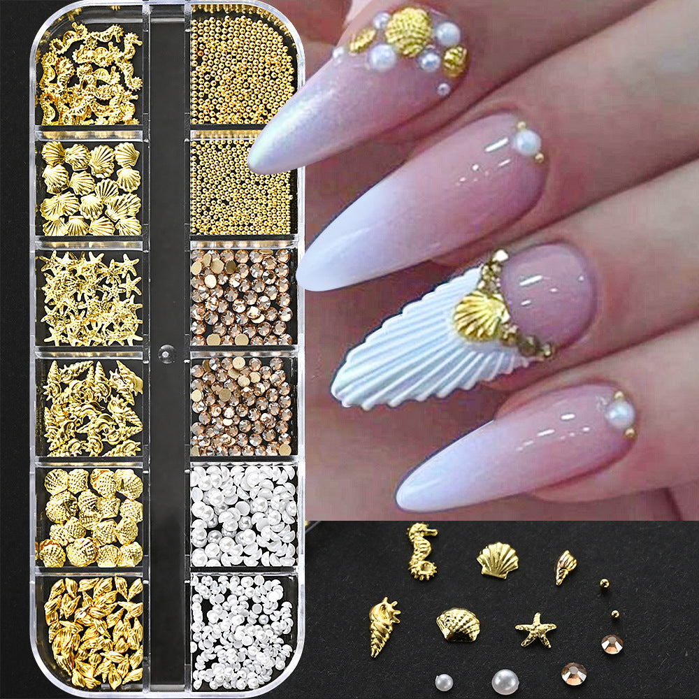 Premium Nagelkunst Dekorations Charms Set