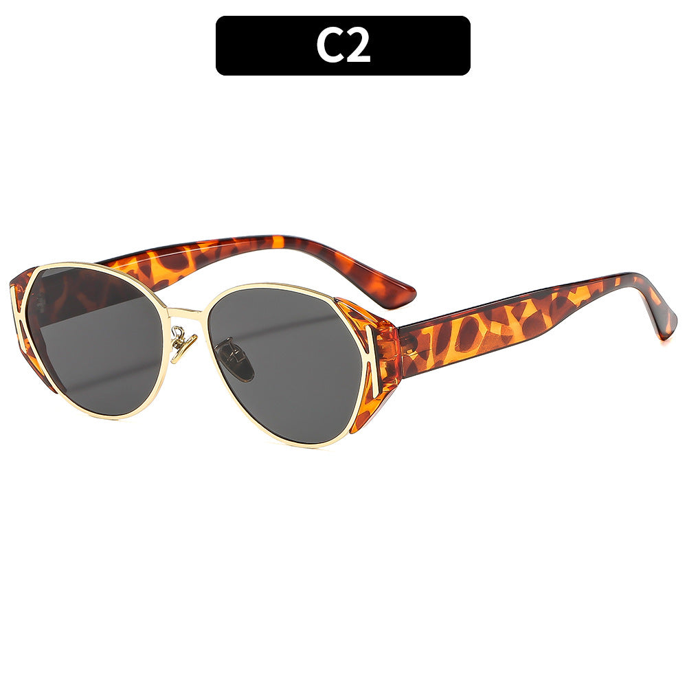 Modische eckige Cat-Eye-Sonnenbrille