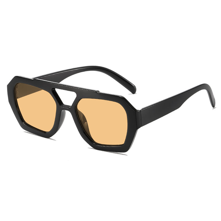 Zeitgenössische Geometrische Sonnenbrille Karnz