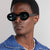 Damen modische ovalförmige Sonnenbrille mit innovativem Design Karnz