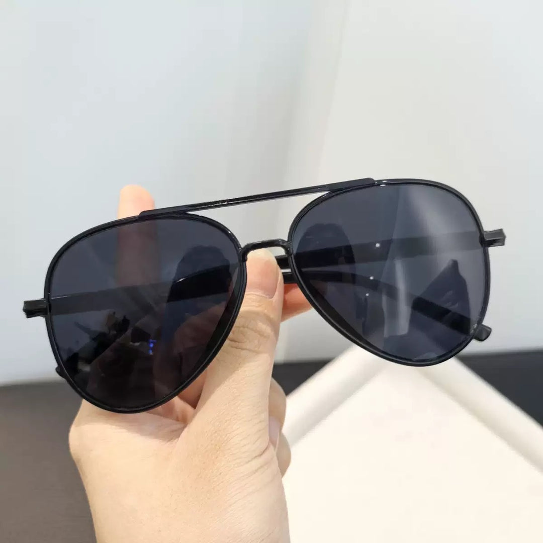 Moderne oversized rechteckige Sonnenbrille Karnz