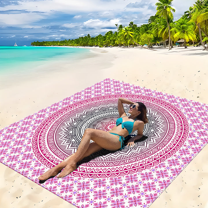 Mandala Design Strandmatte Karnz