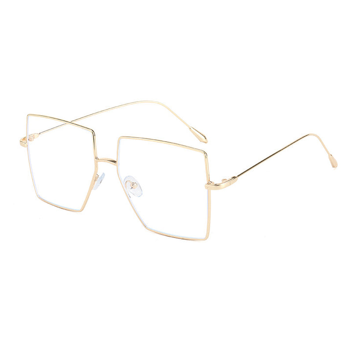 Damen modische Quadratische Brille Karnz
